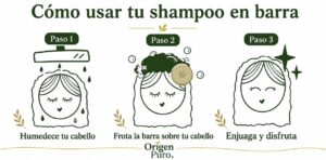 Paso a paso de como utilizar el Shampoo y Acondicionador en Barra